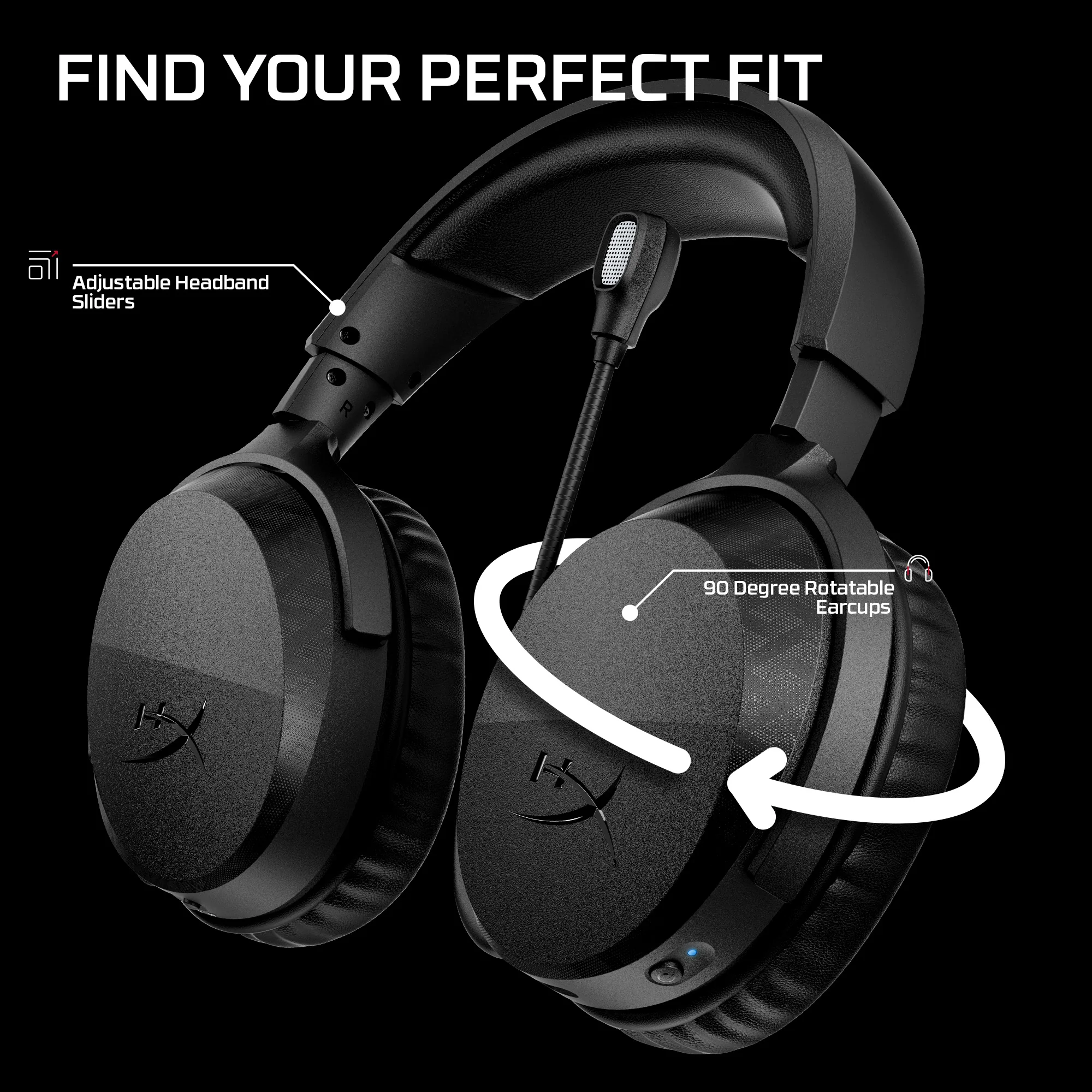 HyperX CloudX Stinger 3 – Wireless Gaming Headset – Xbox - Image 8