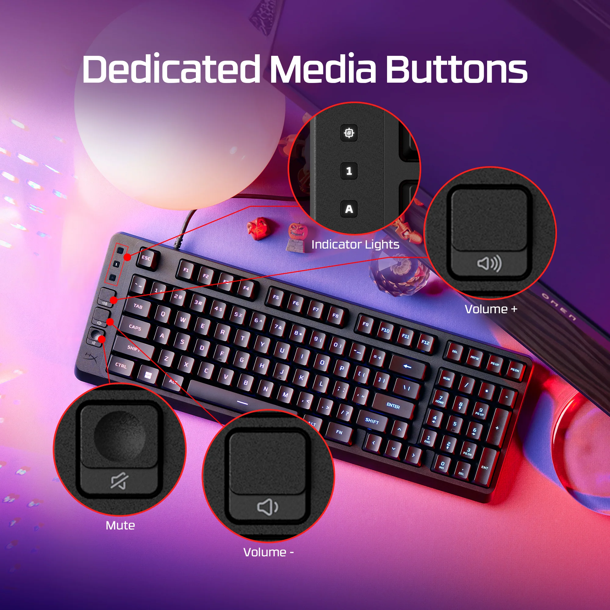 HyperX Eve 1800 – Gaming Keyboard - Image 5