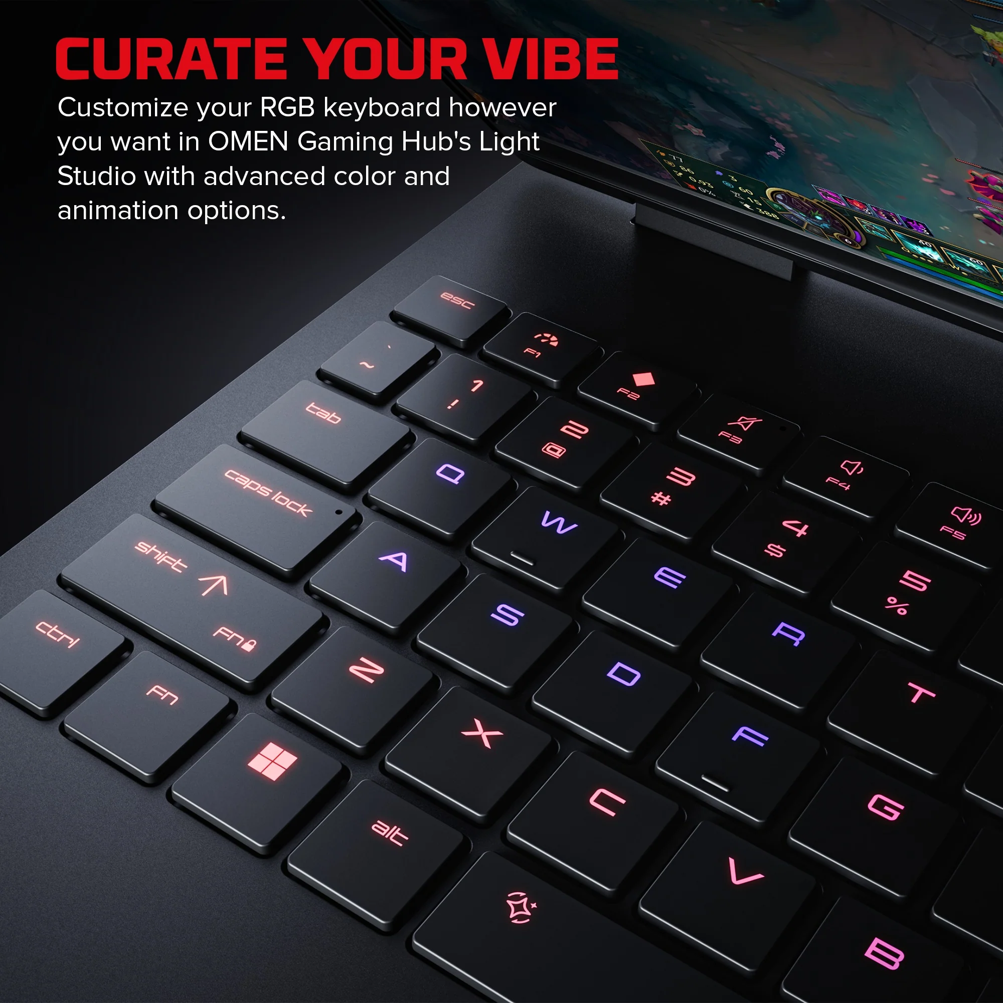 HyperX OMEN 15 inch Gaming Laptop PC 15-ga0001na, Windows 11 Home, 15.3", Intel® Core™ i5, 16GB RAM, 1TB SSD, NVIDIA® GeForce RTX™ 5050, 2K, Shadow black - Image 3