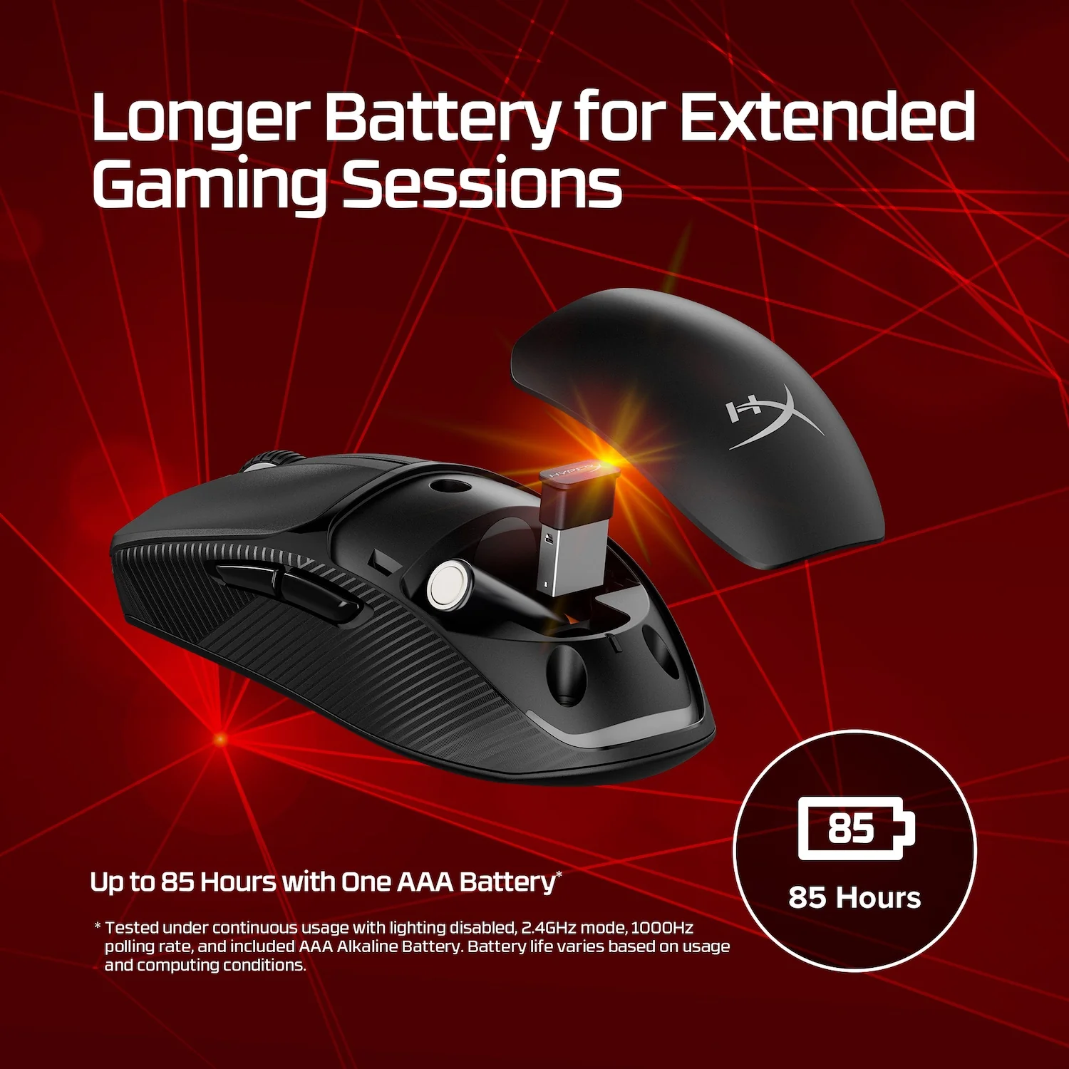 HyperX Pulsefire Fuse – Wireless Gaming Mouse - Image 4