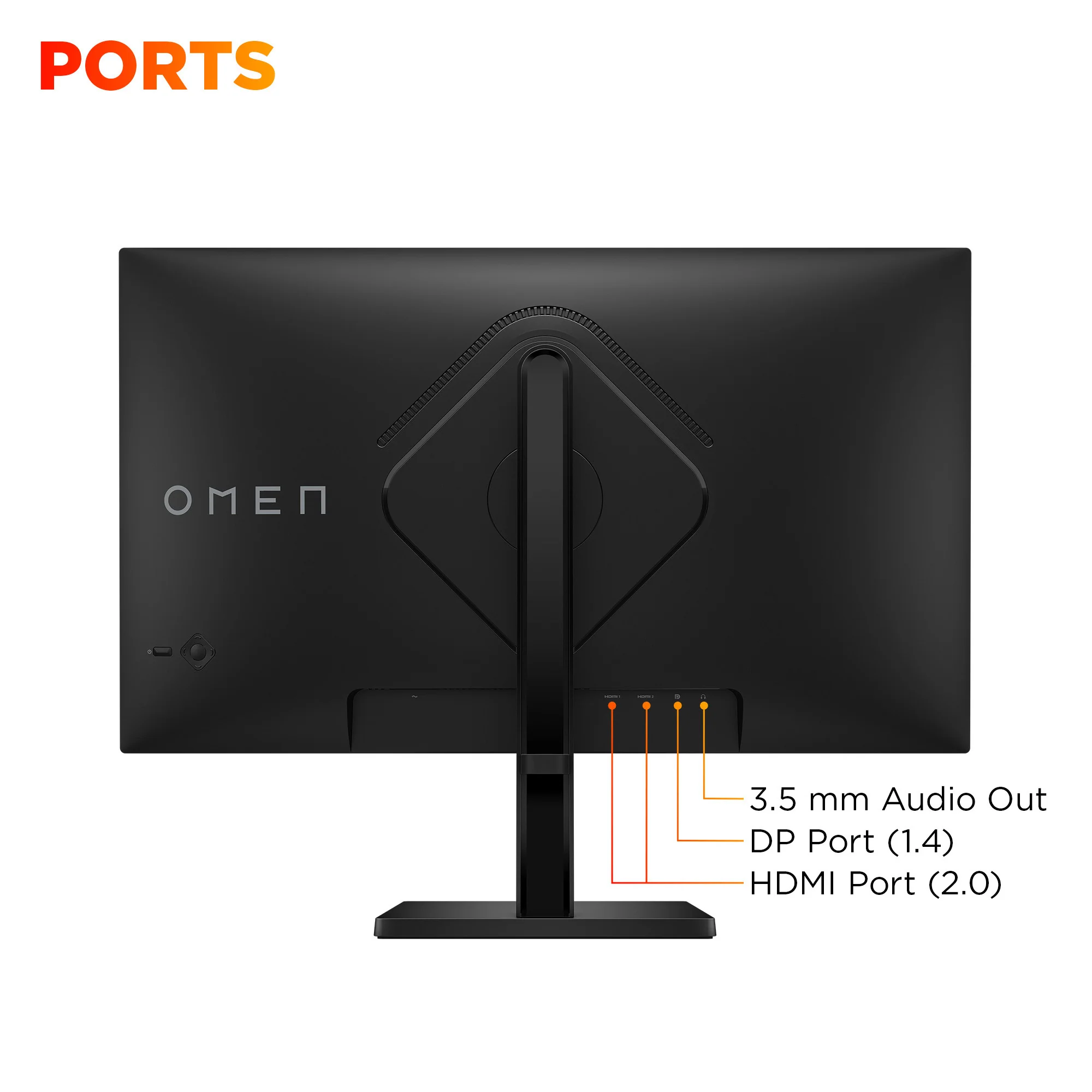 OMEN 27 inch FHD 180Hz Gaming Monitor - OMEN 27 G2, 180 Hz, 95% Display P3, IPS; LCD, No integrated camera, HP Eye Ease (Eyesafe® certified) - Image 10