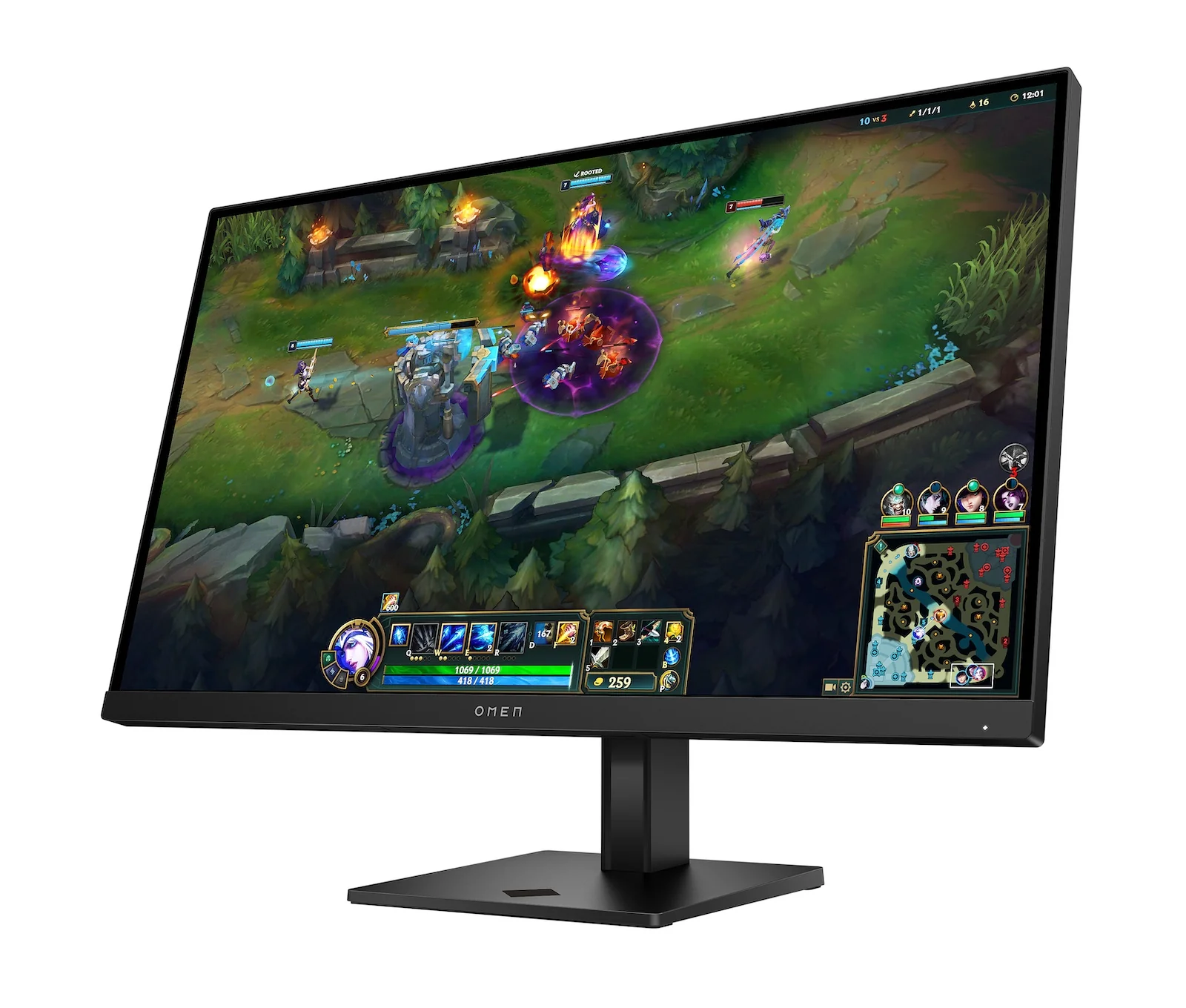 OMEN 27 inch FHD 180Hz Gaming Monitor - OMEN 27 G2, 180 Hz, 95% Display P3, IPS; LCD, No integrated camera, HP Eye Ease (Eyesafe® certified) - Image 12