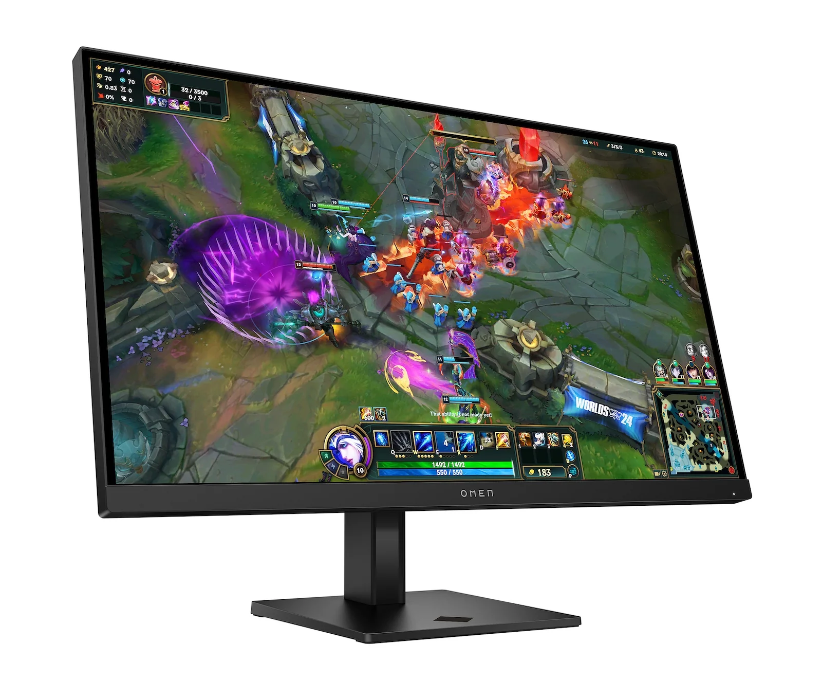 OMEN 27 inch QHD 280Hz Gaming Monitor - OMEN 27qs G2, 280 Hz, 95% Display P3, IPS Black; LCD, No integrated camera, HP Eye Ease (Eyesafe® certified) - Image 15