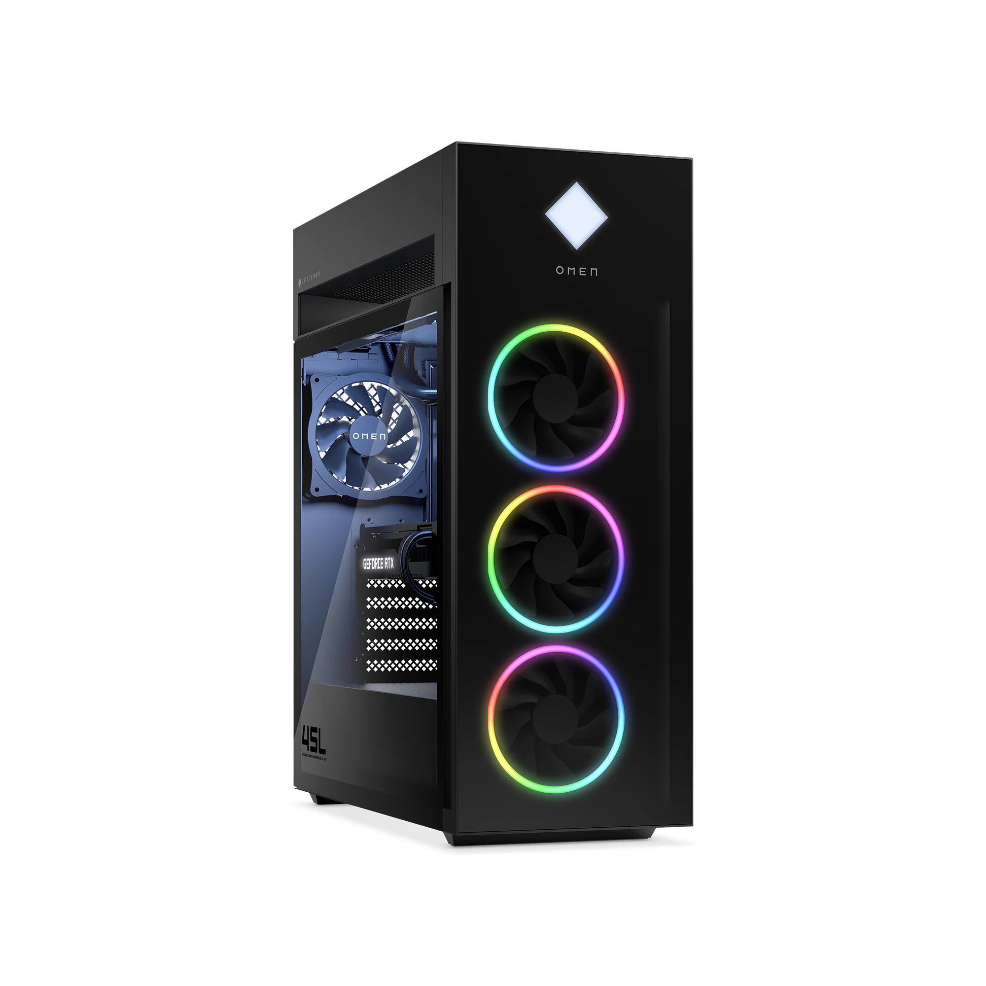 OMEN by HP 45L Gaming Desktop GT22-3003na, Windows 11 Home, Intel® Core™ Ultra 9, 64GB RAM, 2TB SSD, 2TB SSD, NVIDIA® GeForce RTX™ 5090 - Image 3