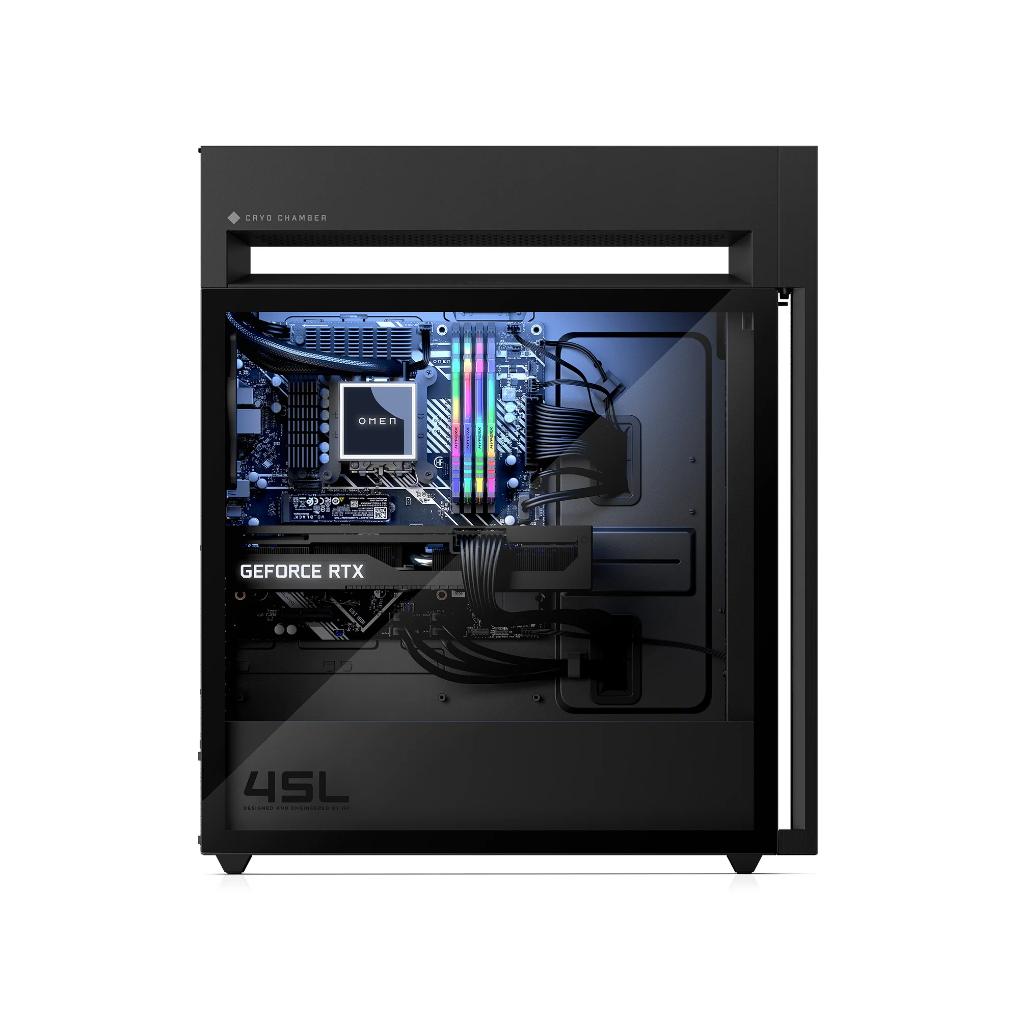 OMEN by HP 45L Gaming Desktop GT22-3003na, Windows 11 Home, Intel® Core™ Ultra 9, 64GB RAM, 2TB SSD, 2TB SSD, NVIDIA® GeForce RTX™ 5090 - Image 4