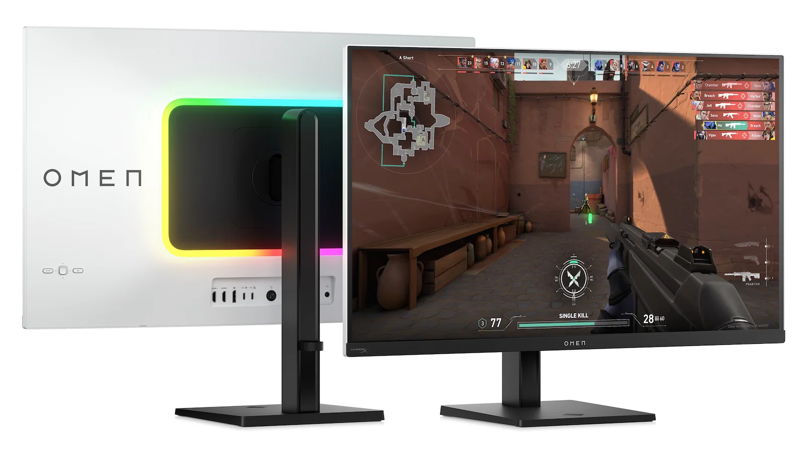 OMEN Transcend 31.5 inch UHD 240Hz OLED Gaming Monitor - OMEN Transcend 32, 240 Hz, 100% sRGB; 100% BT.709; 80% BT.2020; 99% Display P3; 97.5% Adobe RGB, QD-OLED, No integrated camera, HP Eye Ease (Eyesafe® certified) - Image 17